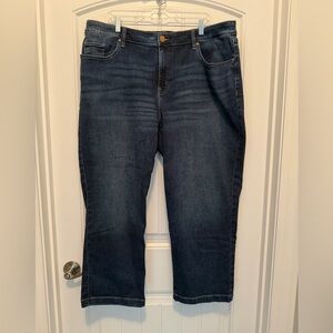 Lane Bryant Dark Blue Straight Leg Jeans Sz 18